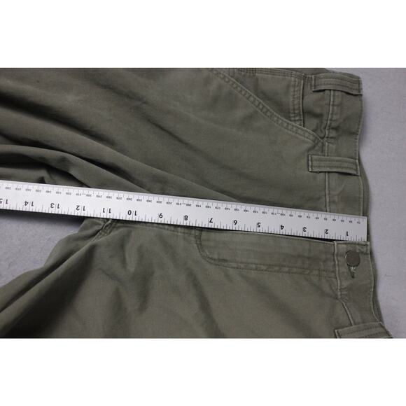 Carhartt Relaxed Fit Carpenter Pants Olive Green Workwear 31x34 Mens - Picture 9 of 9